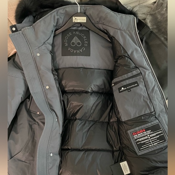 Moose Knuckles Grey Firebag Parka - Picture 3 of 9